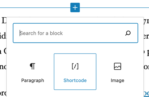 wordpress add block