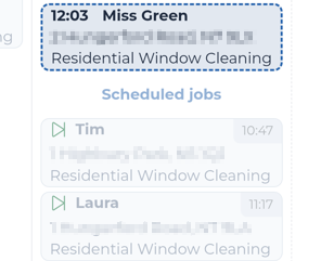 Smart planner with unconfirmed jobs