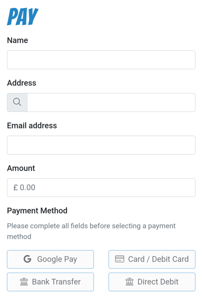 getSoapy payment widget
