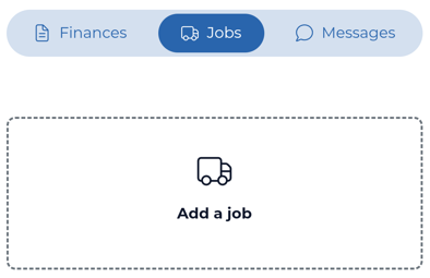 Customer Jobs tab