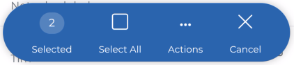 Multi select menu