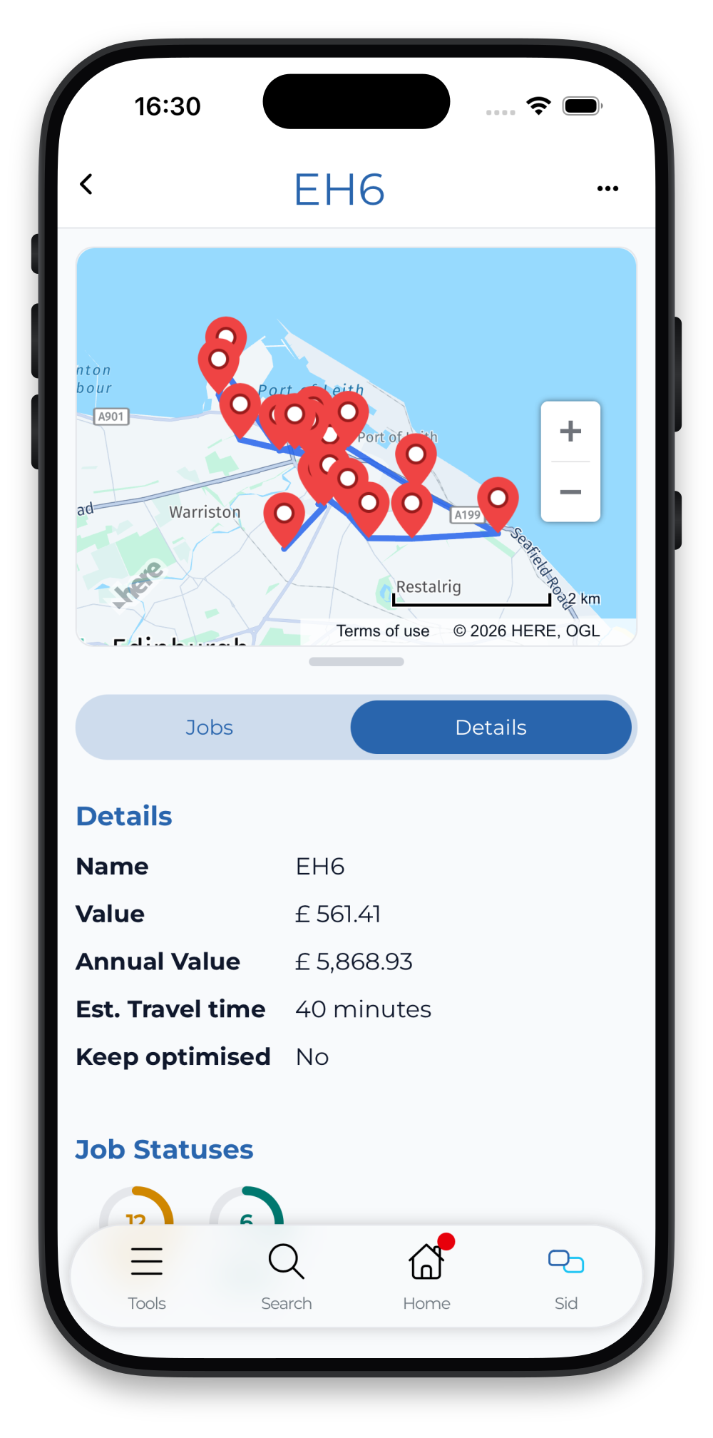 More control over route optimisation