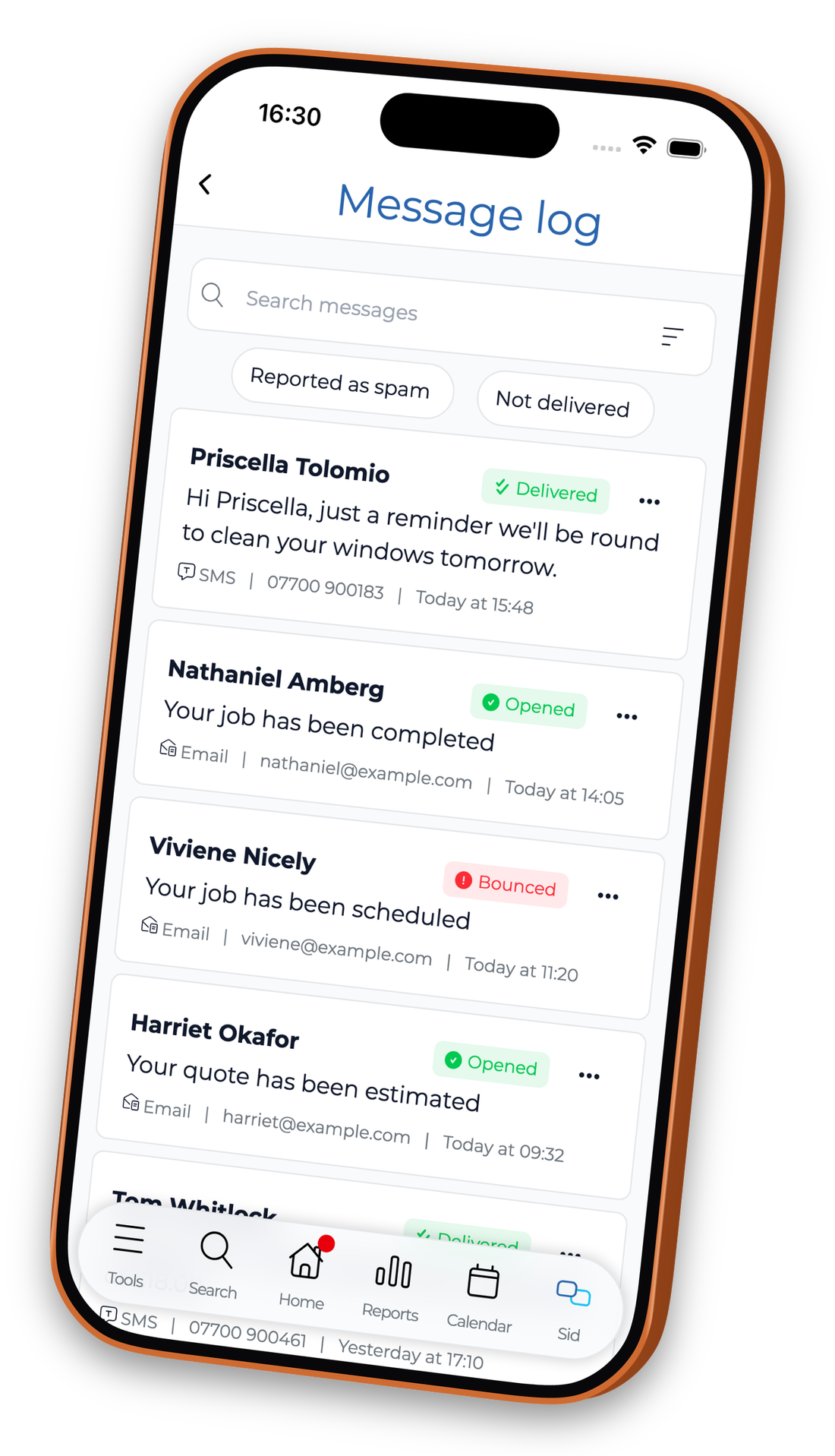 Better message tracking, clearer Settings